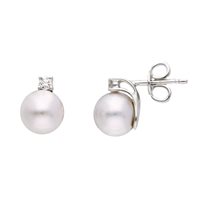 Ohrringe Babila Milano Dame Perle in Weißgold Perla  Ct 149347 - 149347